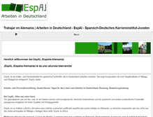 Tablet Screenshot of espal-karriereinstitut.com